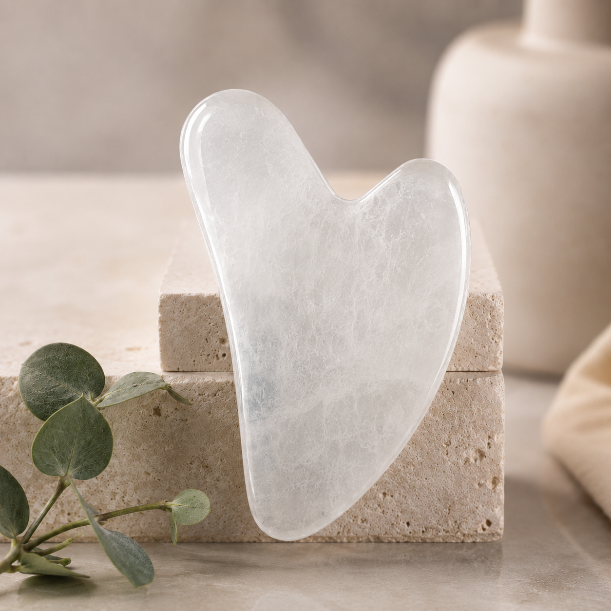 Rose quartz scraping facial massage stick rose quartz jade roller massager rose quartz facial massage guasha
