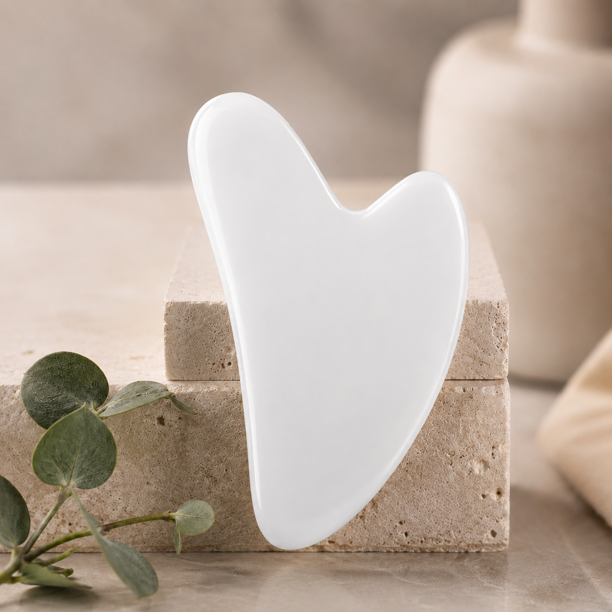 Rose quartz scraping facial massage stick rose quartz jade roller massager rose quartz facial massage guasha