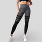 PUSH-UP EFFECT SPORTS LEGGINGS - STRIPE