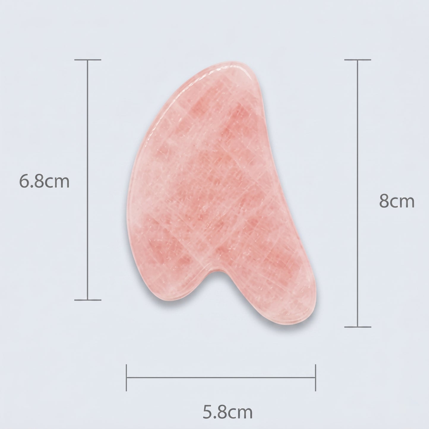 Rose quartz scraping facial massage stick rose quartz jade roller massager rose quartz facial massage guasha