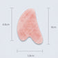 Rose quartz scraping facial massage stick rose quartz jade roller massager rose quartz facial massage guasha