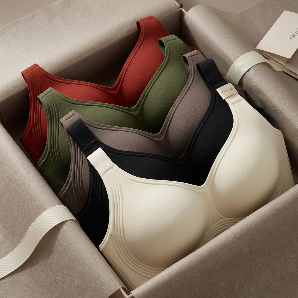 Soutien-Gorge avec texture 3D Confort Sans Armatures – Maintien Invisible et Effet Lissant