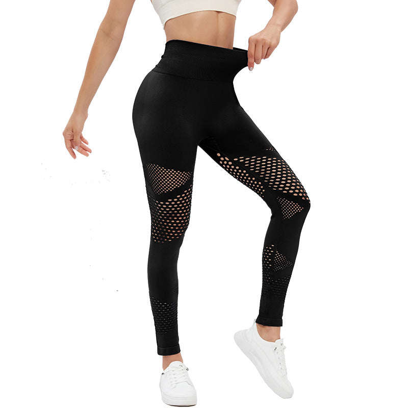 Grid - Leggings a vita alta traspiranti senza cuciture - UniX4U