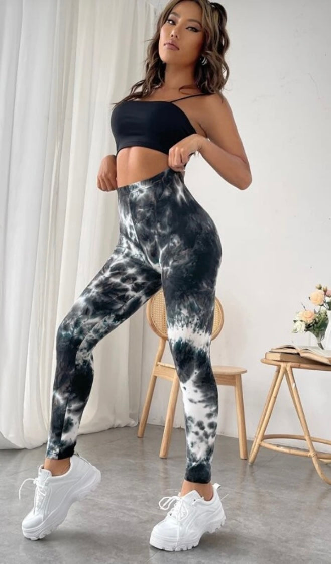 Storm - Leggings con fulmini di colore sportivi moderni - UniX4U