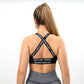 CROSSED RIBBON SPORTS TANK TOP - LOVE