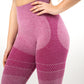 BASIC - HIGH WAISTED LEGGINGS WITH PUSH-UP EFFECT WITHOUT SEAMS