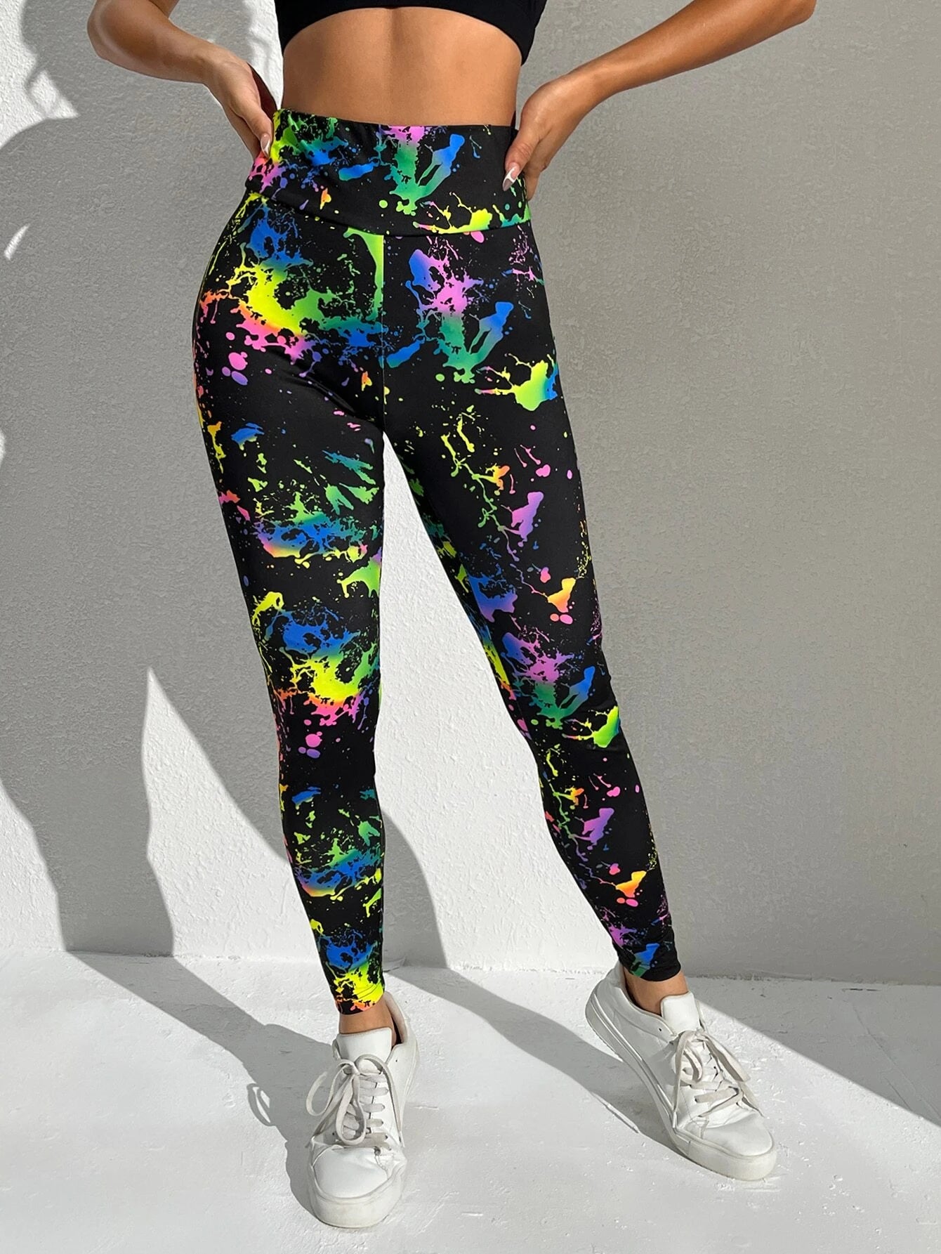 Glow Sketches - Leggings multicolor fluo - UniX4U