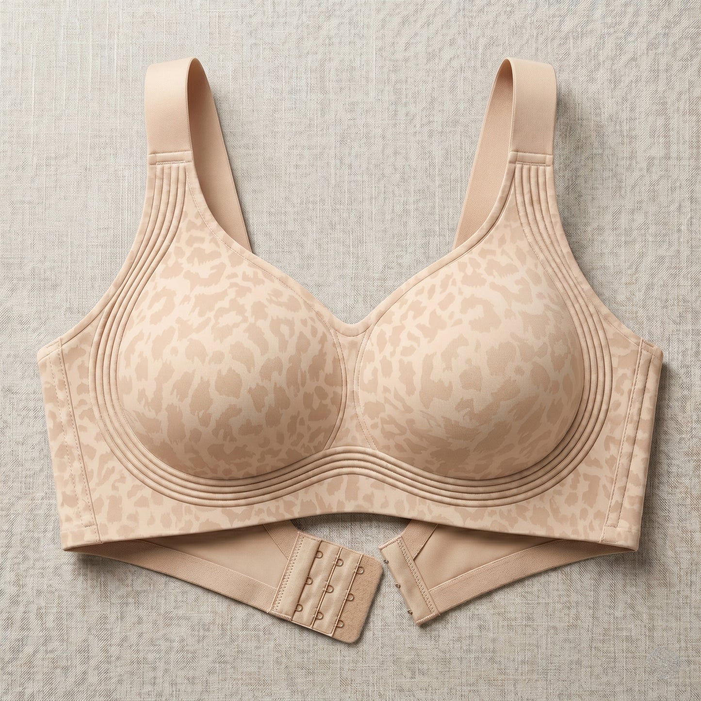 Soutien-Gorge avec texture 3D Confort Sans Armatures – Maintien Invisible et Effet Lissant