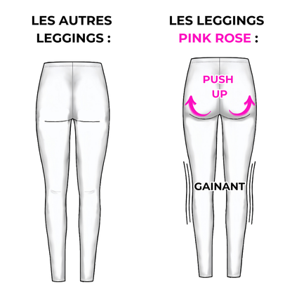 Pure Basic - Legging push up aux couleurs sportives intenses