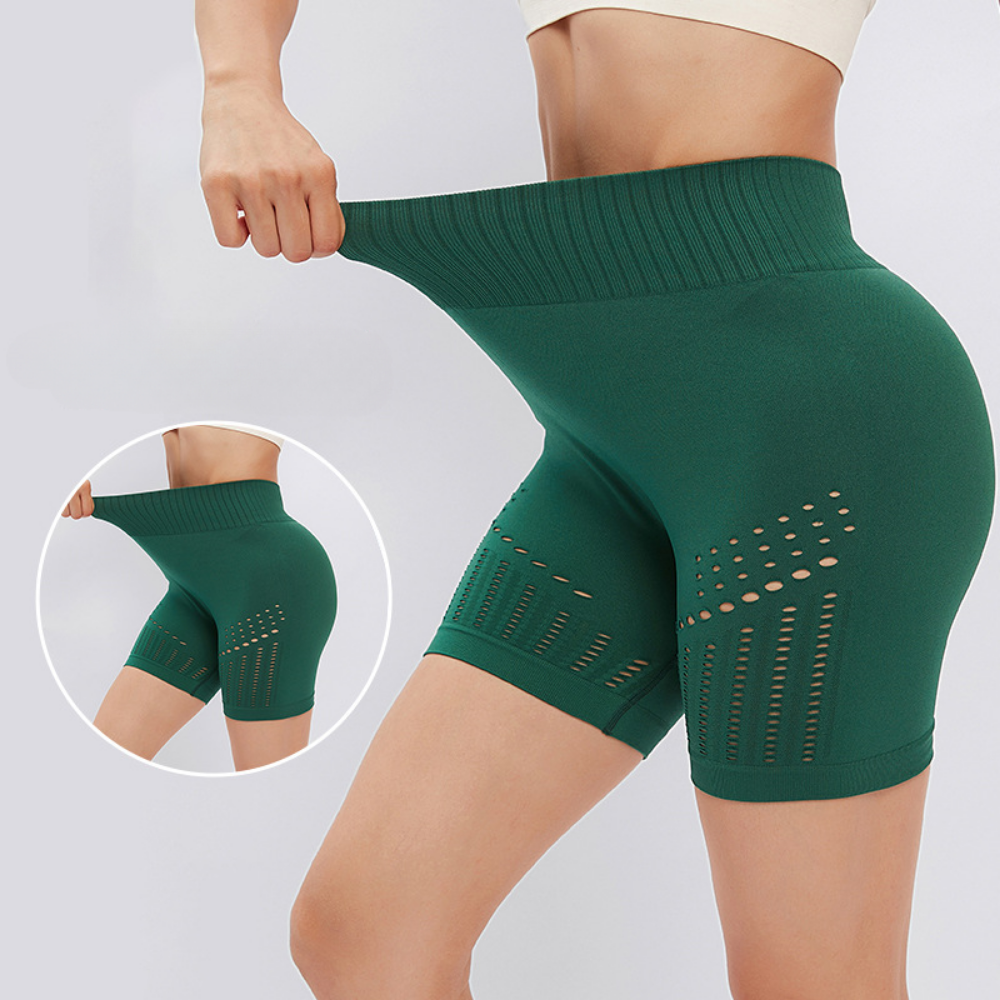 Emerald - Short a vita alta con trasparenza sulla coscia - UniX4U