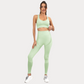 ENSEMBLE PASTEL AVEC LEGGINGS LONGS ET CROP TOP - BASIC